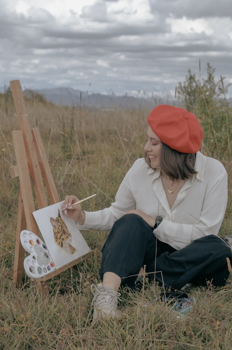 Alí, artista y fotógrafa de Tinta y Camino
