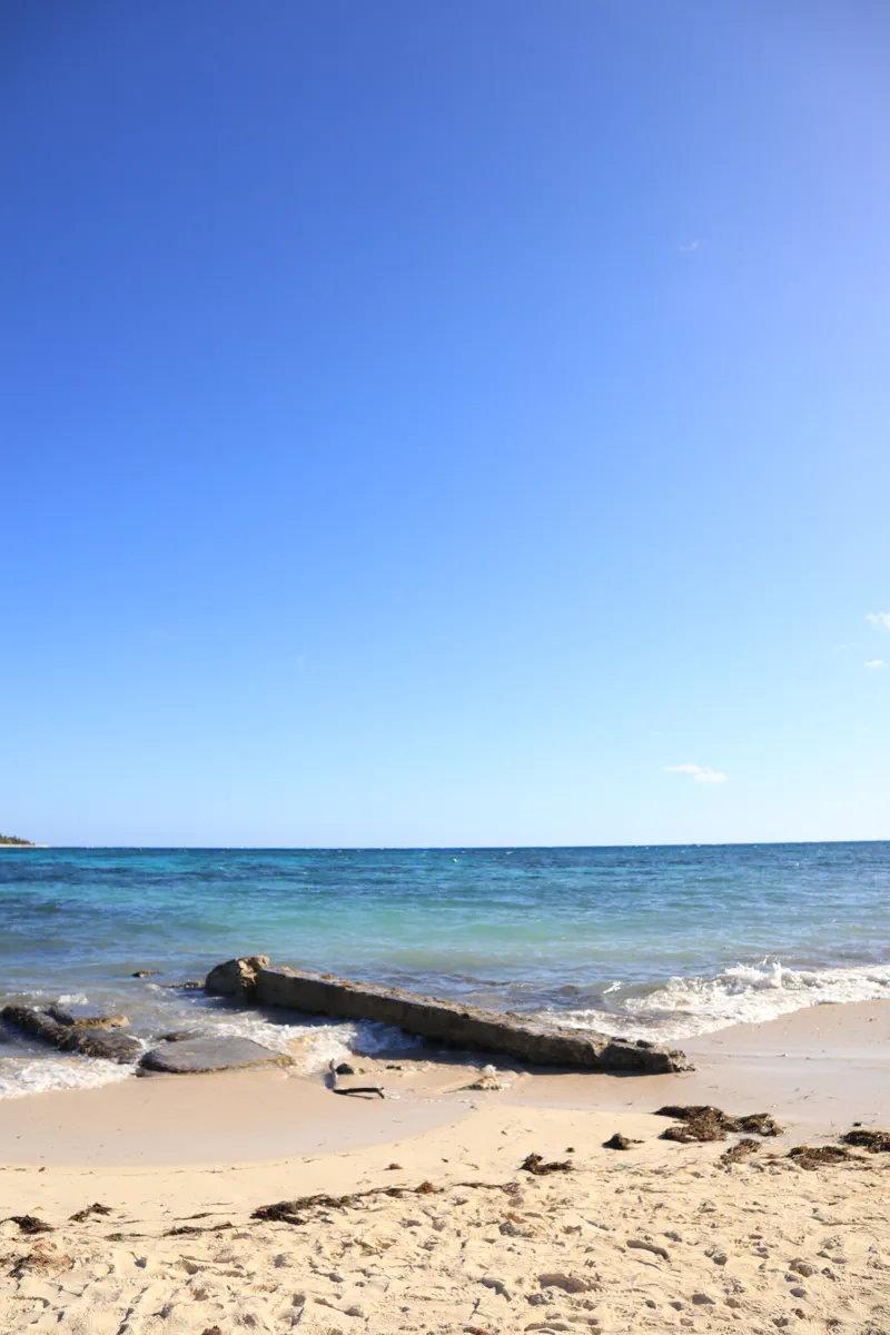 Mar Caribe en playa La Rada